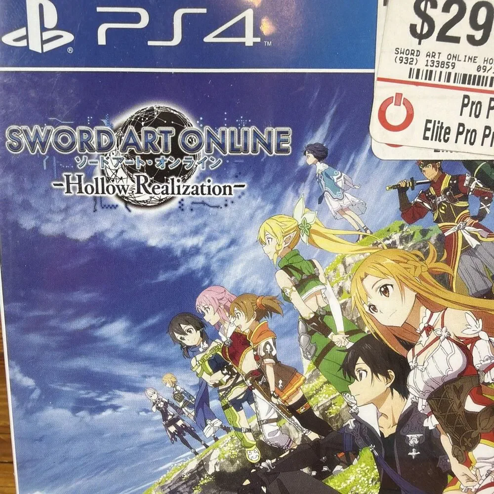 Sword Art Online: Hollow Realization Playstation 4 ps4 ps 4 MINTY!!